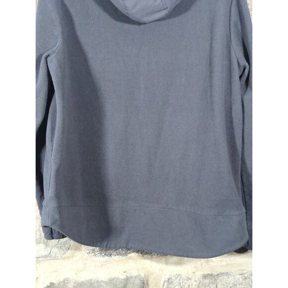 All In Motion Sweatshirt 1/4 Zip Drawstring Hoodie Men's Large Fleece Gray - Picture 6 of 10